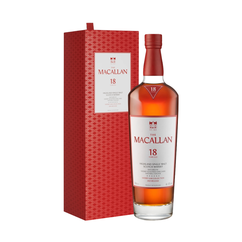 The Macallan 18 Year Old Sherry Oak Cask Highland Single Malt Scotch Whisky - LoveScotch.com