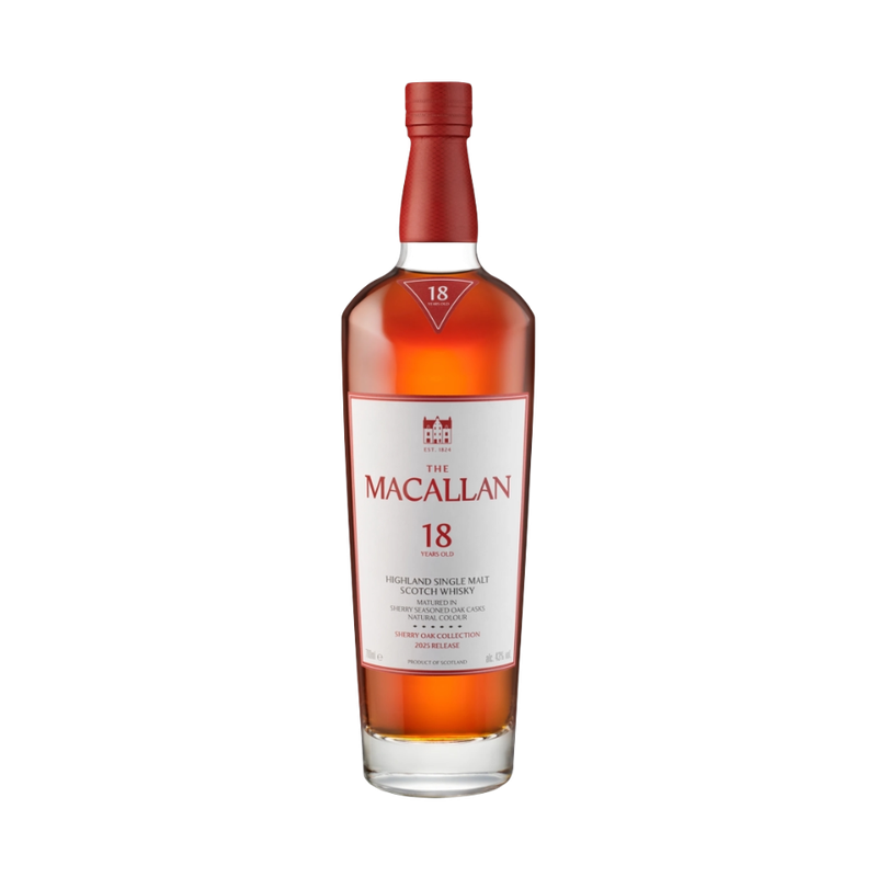 The Macallan 18 Year Old Sherry Oak Cask Highland Single Malt Scotch Whisky - LoveScotch.com