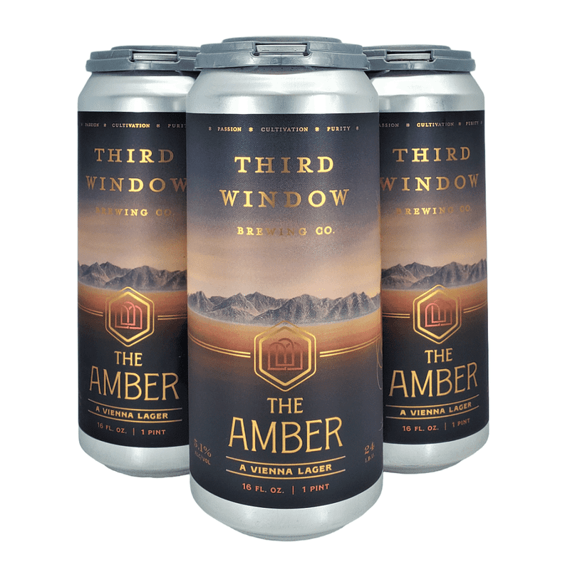 Third Window Brewing Co. 'The Amber' Vienna Lager Beer 4-Pack - LoveScotch.com