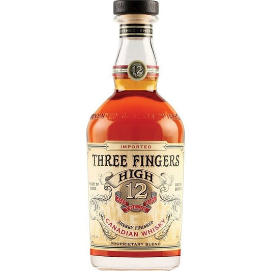 Three Fingers High 12 Year Old Canadian Whisky - LoveScotch.com 