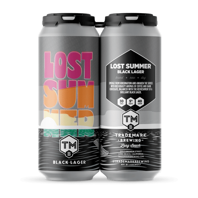 Trademark Brewing "Lost Summer" Black Lager 4 Pack - ForWhiskeyLovers.com