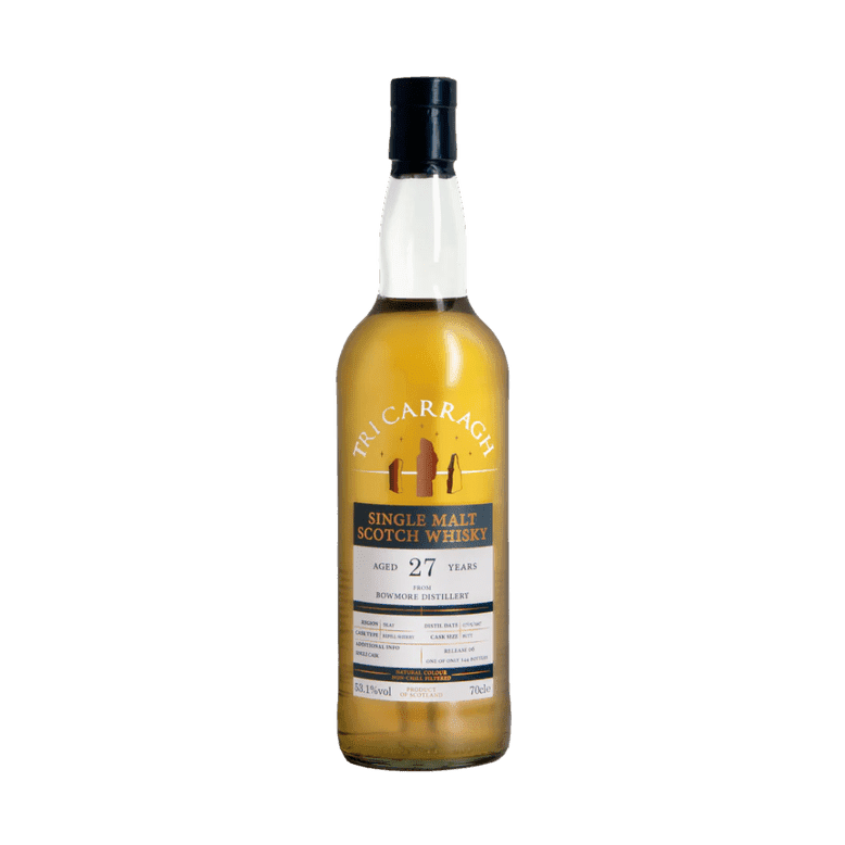 Tri Carragh Bowmore 27 Year Old Single Malt Scotch Pre-Order - LoveScotch.com