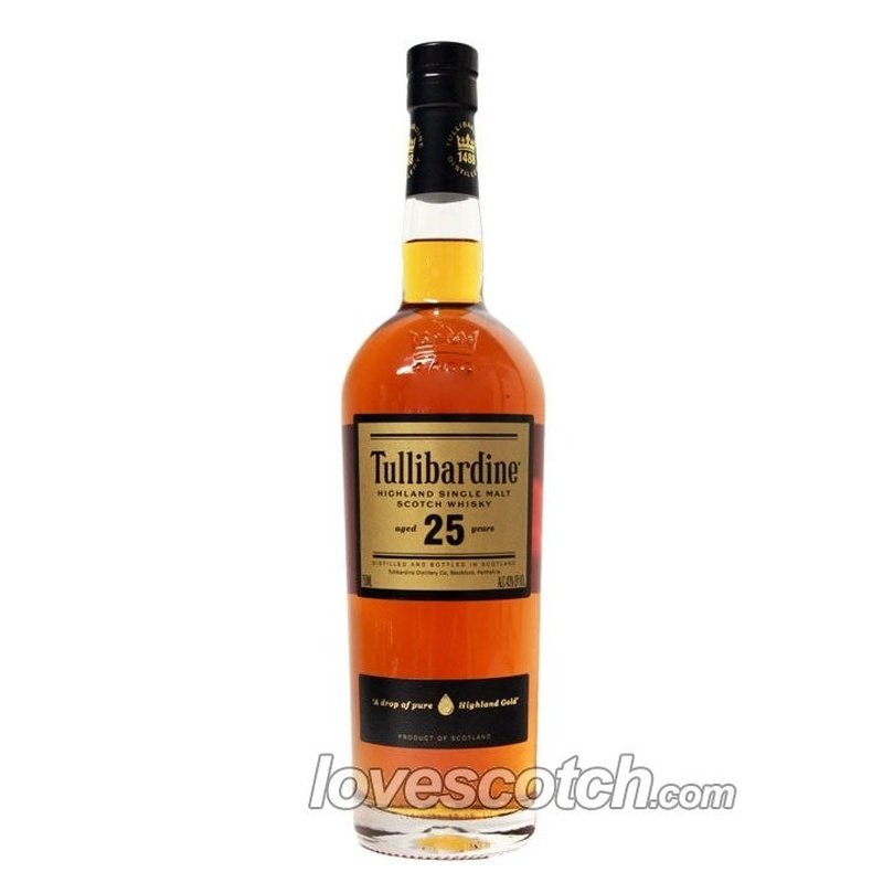 Tullibardine 25 Year Old Single Malt Scotch Whisky - ForWhiskeyLovers.com