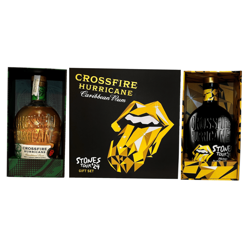 The Rolling Stones' Crossfire Hurricane Rum Gift Set - LoveScotch.com