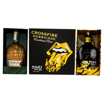 The Rolling Stones' Crossfire Hurricane Rum Gift Set - LoveScotch.com