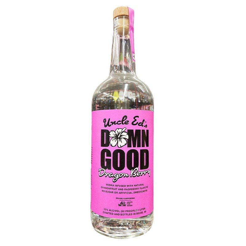 Uncle Ed's Damn Good Dragon Berry Vodka Liter - LoveScotch.com