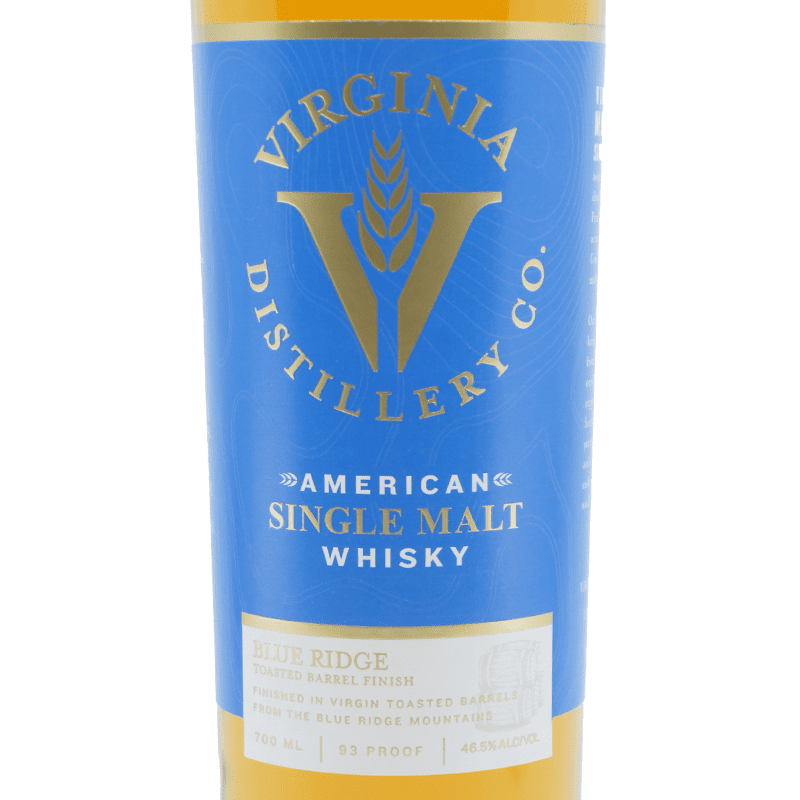 Virginia Distillery Co. Blue Ridge Select Toasted Barrel American Single Malt Whisky - LoveScotch.com