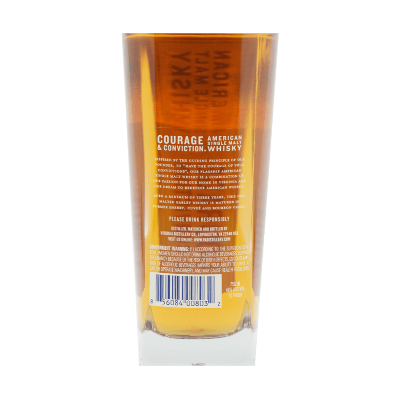 Virginia Distillery Co. Courage and Conviction Double Cask Reserve American Single Malt Whisky - LoveScotch.com