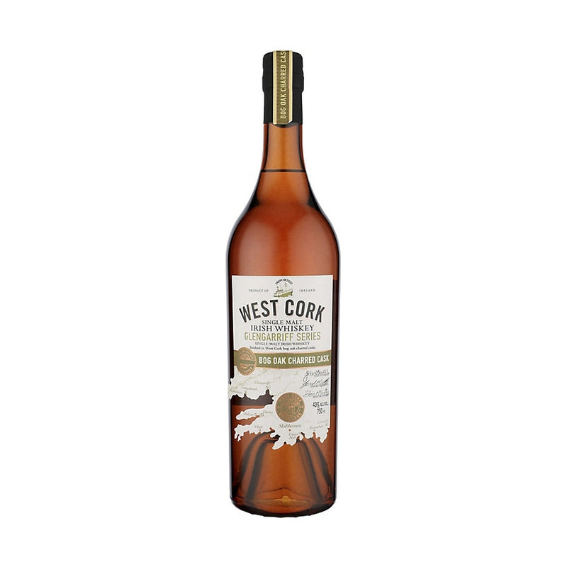 West Cork Glengarriff Series Bog Oak Charred Cask Single Malt Irish Whiskey 750ml bottle