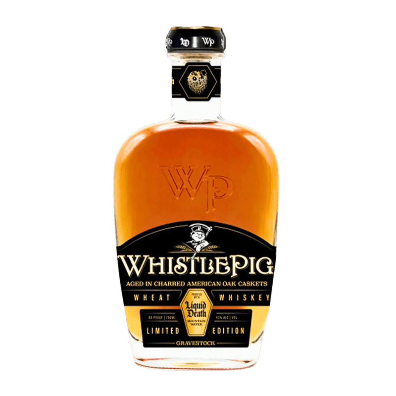 WhistlePig X Liquid Death Gravestock Wheat Whiskey - LoveScotch.com