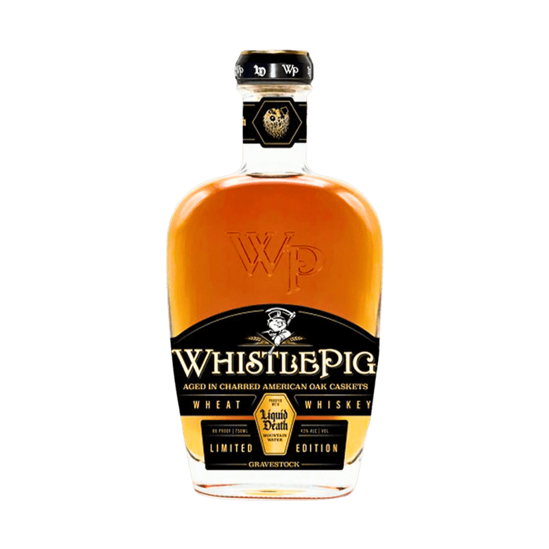 WhistlePig X Liquid Death Gravestock Wheat Whiskey - LoveScotch.com