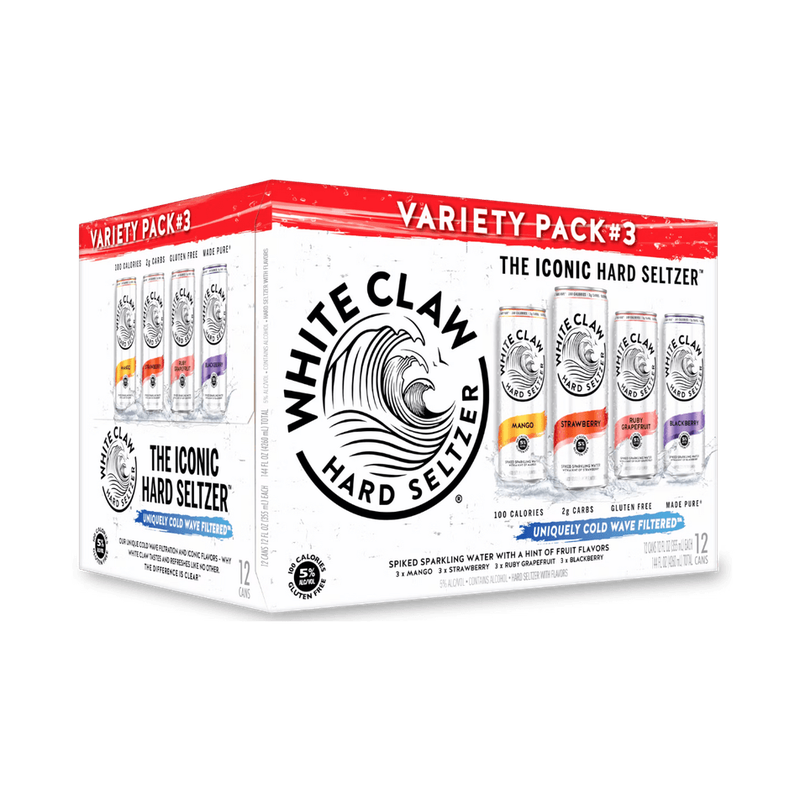 White Claw Hard Seltzer Variety Pack #3 - LoveScotch.com
