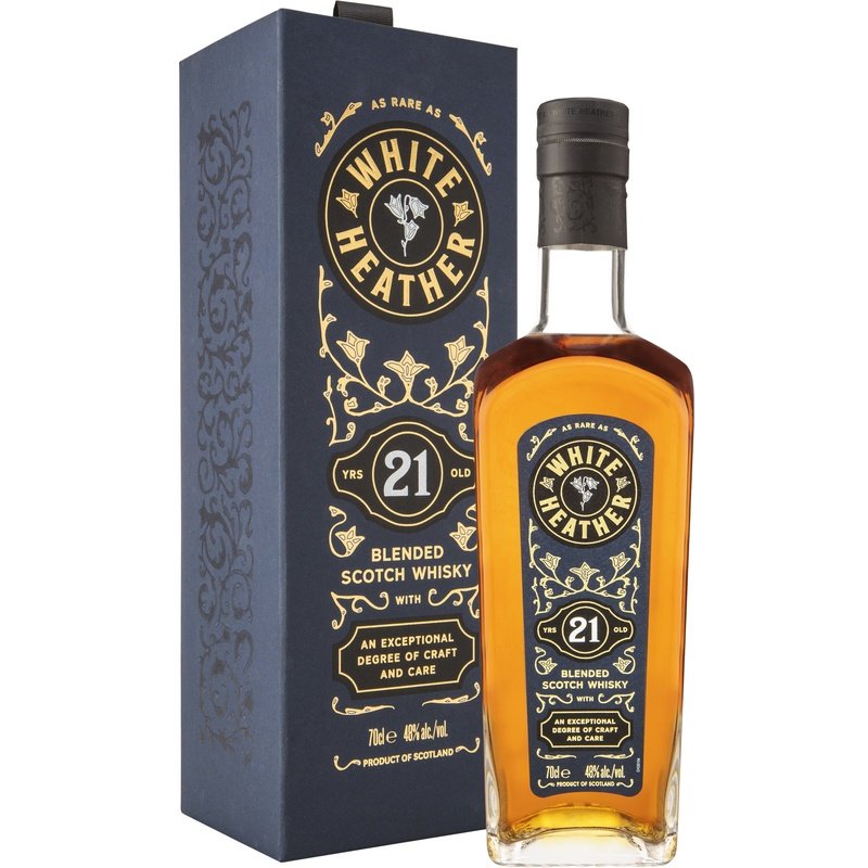 White Heather 21 Years Old Blended Scotch Whisky - LoveScotch.com 