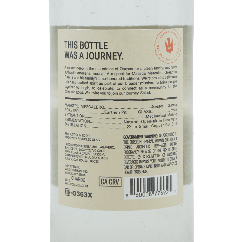 Wild Common Cuishe Mezcal Artesanal - LoveScotch.com