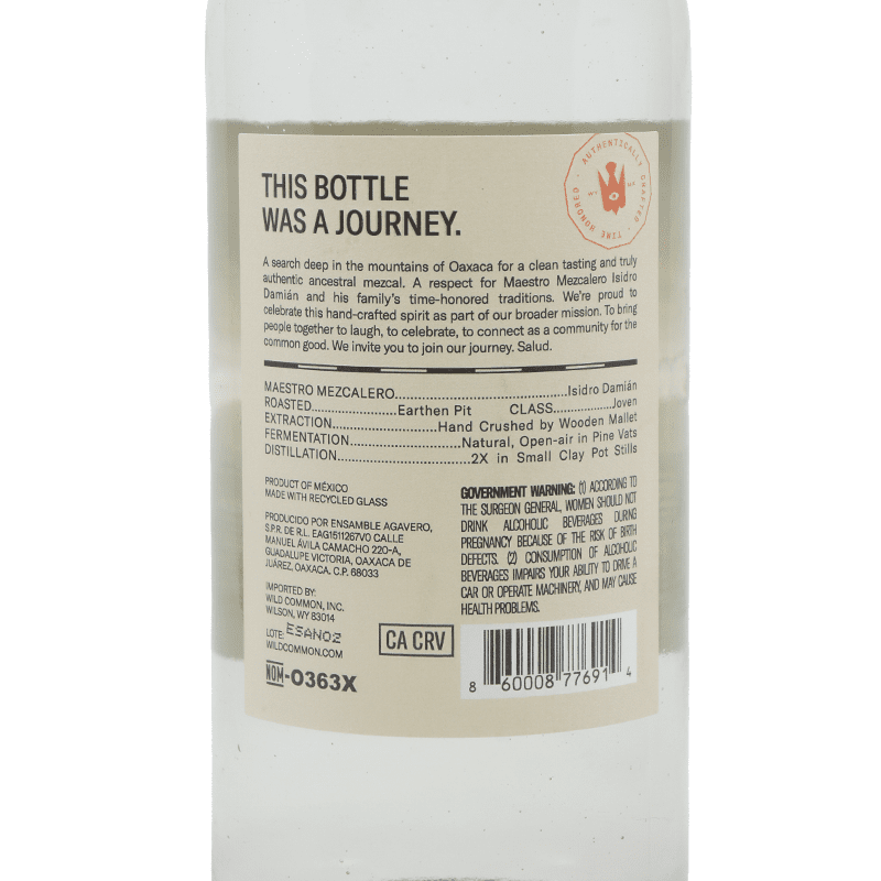 Wild Common Espadin Mezcal Ancestral - LoveScotch.com