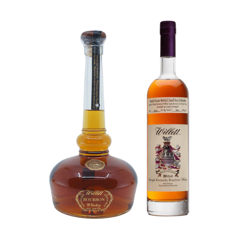 Willett Bourbon Whiskey Collection: Pot Still Reserve & Family Estate Cask Strength - LoveScotch.com