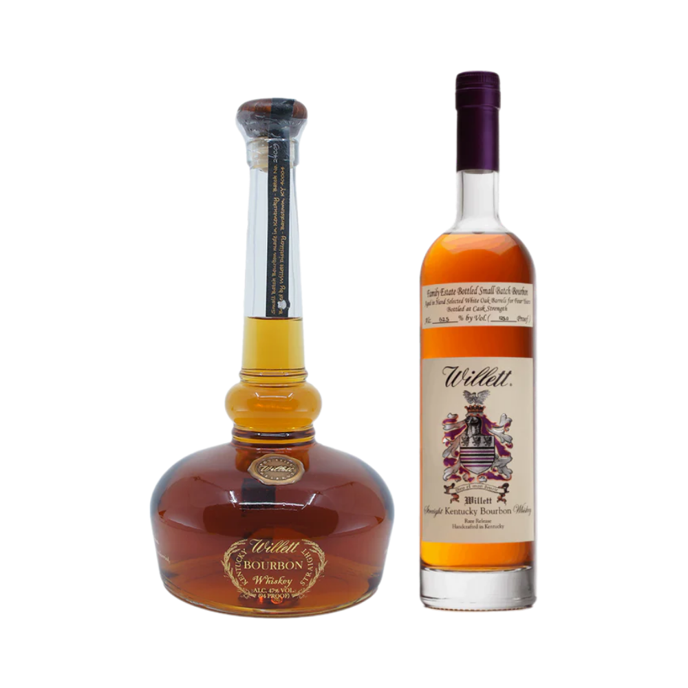 Willett Bourbon Whiskey Collection: Pot Still Reserve & Family Estate Cask Strength