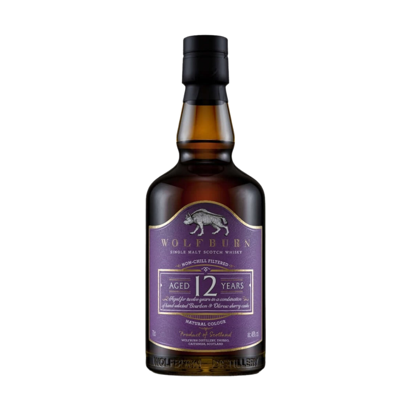 Wolfburn 12 Year Old Single Malt Scotch Whisky 700mL - LoveScotch.com