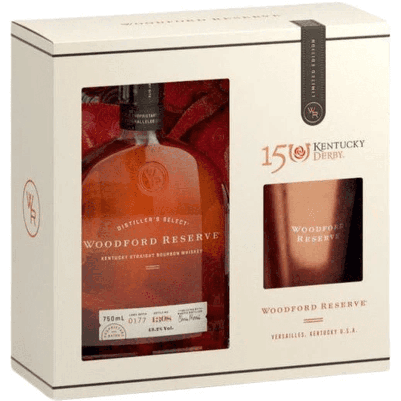 Woodford Reserve 150th Kentucky Derby Limited Edition Julep Cup Gift Set - LoveScotch.com 