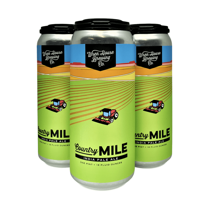 Wren House Brewing Co. Country Mile IPA Beer 4-Pack - ForWhiskeyLovers.com