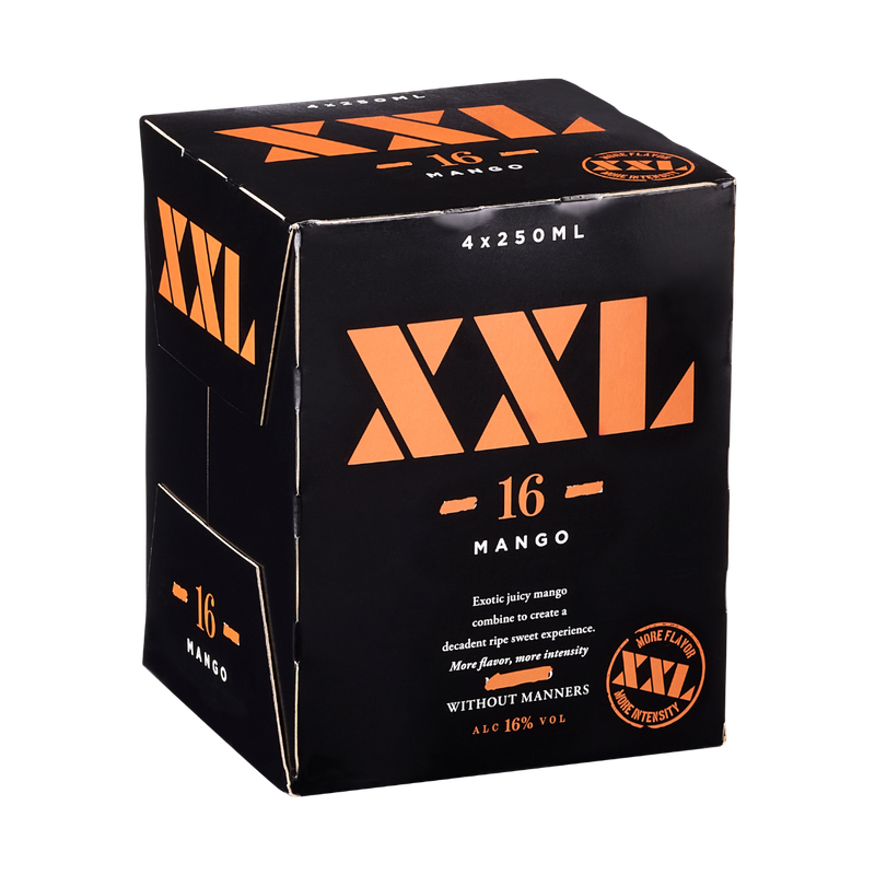 XXL Mango Moscato Flavored Wine 4-Pack - LoveScotch.com