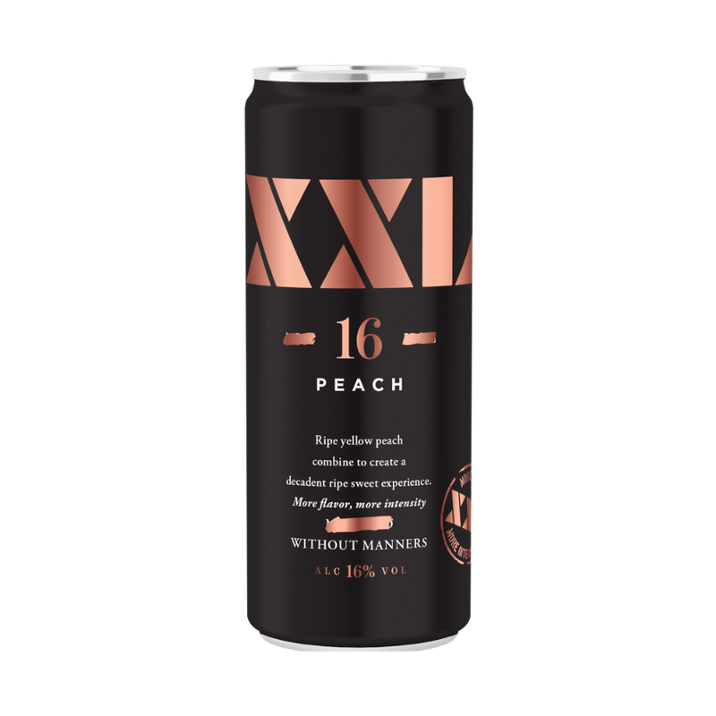 XXL Peach Moscato Flavored Wine 4-Pack - LoveScotch.com