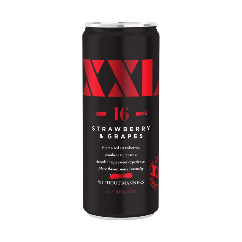 XXL Strawberry Moscato Flavored Wine 4-Pack - LoveScotch.com