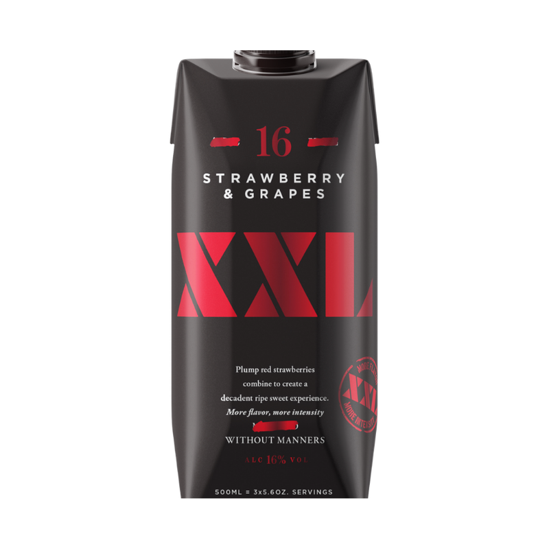 XXL Strawberry Moscato Flavored Wine 500ml - LoveScotch.com