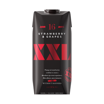 XXL Strawberry Moscato Flavored Wine 500ml - LoveScotch.com