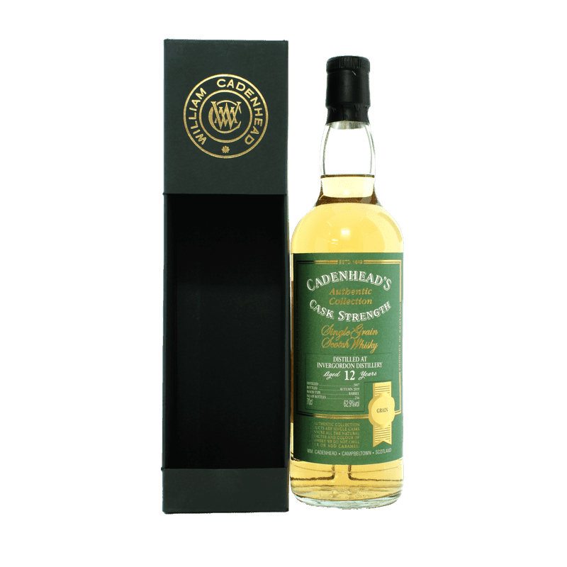 Cadenhead's Invergordon 12 Year Old Cask Strength Single Grain Scotch Whisky - LoveScotch.com