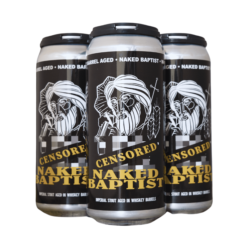 Epic Brewing Naked Baptist 'Censored' Imperial Stout Beer 4-Pack - LoveScotch.com