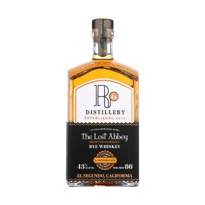 R6 Distillery The Lost Abbey Rye Whiskey Limited Release