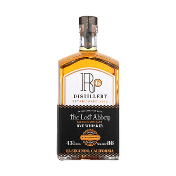 R6 Distillery The Lost Abbey Rye Whiskey Limited Release