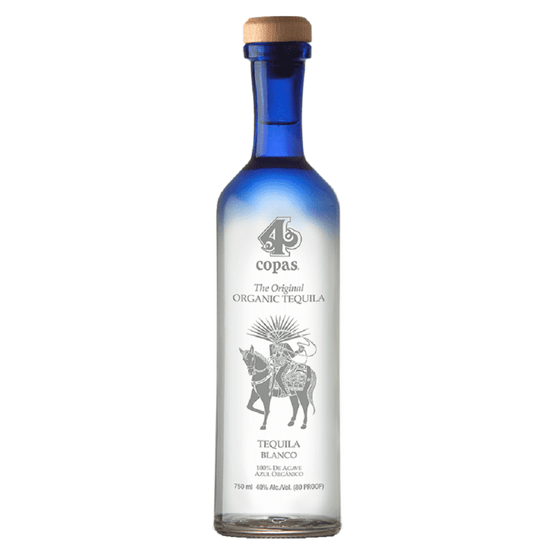4 Copas Blanco Organic Tequila - LoveScotch.com
