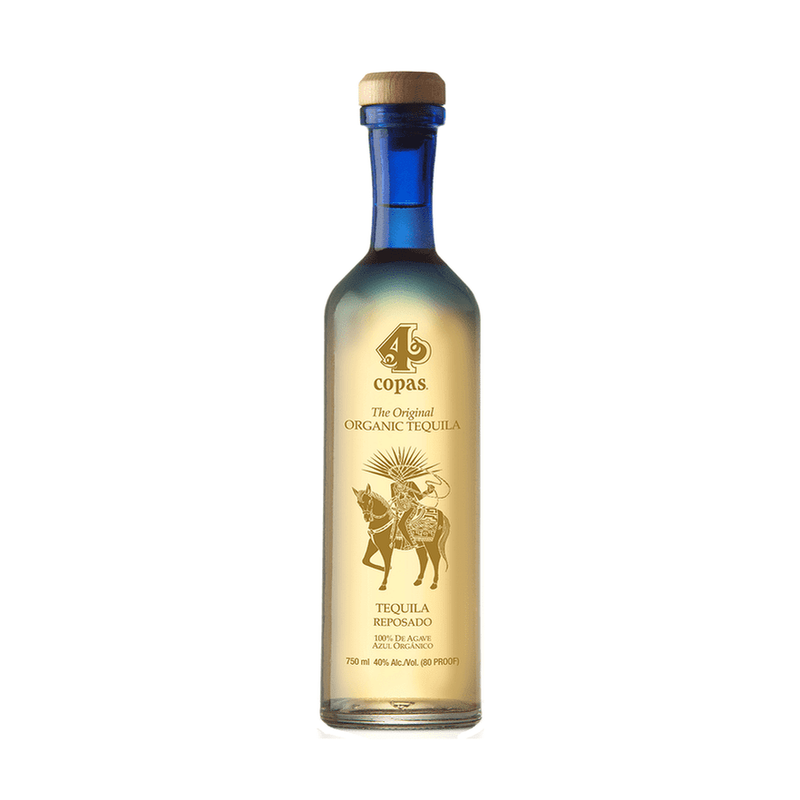 4 Copas Reposado Organic Tequila - LoveScotch.com