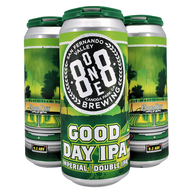 8one8 Brewing 'Good Day' Imperial Double IPA Beer 4-Pack - LoveScotch.com