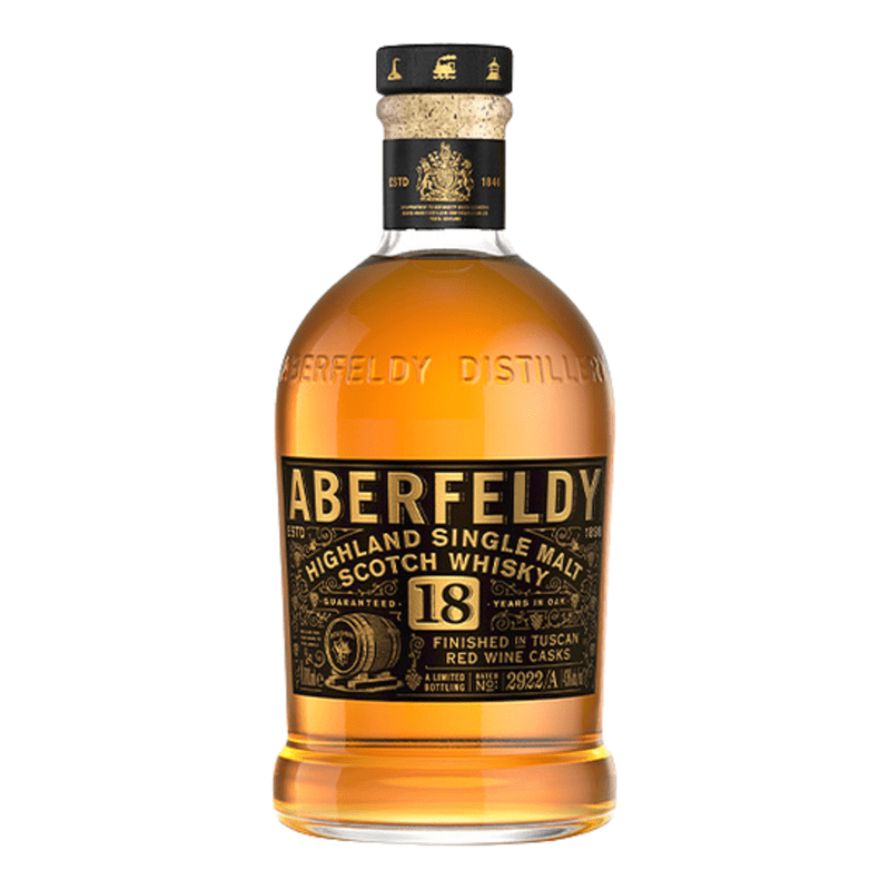 Aberfeldy 18 Year Old Tuscan Red Wine Cask Finish Highland Single Malt Scotch Whisky - LoveScotch.com