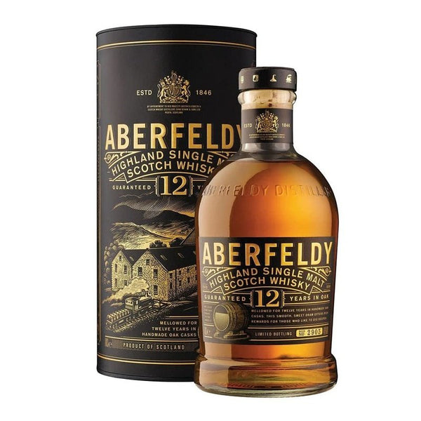 Aberfeldy 12 Single Malt Scotch Old Year Highland Whisky