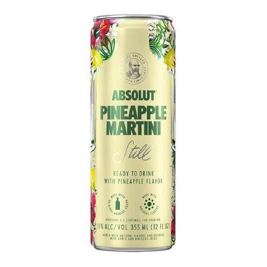 Absolut Pineapple Martini Cocktail 4-Pack - LoveScotch.com