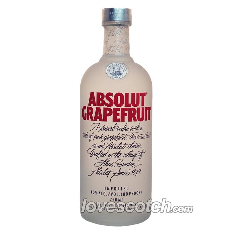 Absolut Grapefruit Vodka - LoveScotch.com