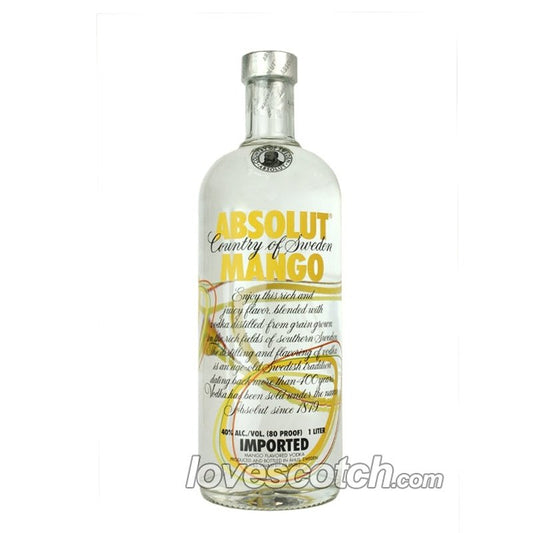 Absolut Mango Vodka Liter - LoveScotch.com