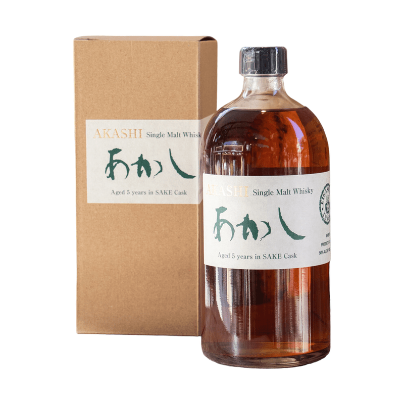 Akashi 5 Year Old Sake Cask Single Malt Japanese Whisky - LoveScotch.com