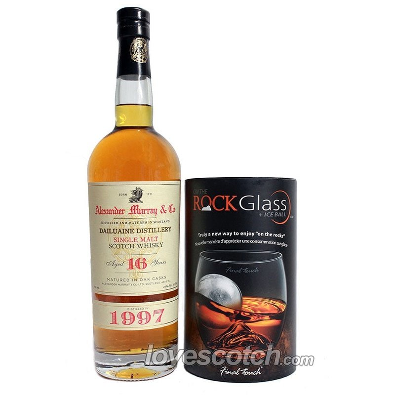 Alexander Murray Dailuaine 16 Year Old & Rocks Glass with Ice Ball - LoveScotch.com