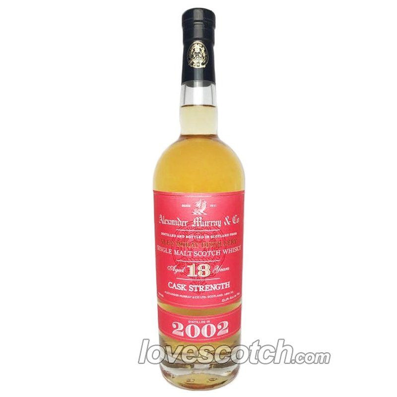 Alexander Murray Glen Moray 13 Year Old 2002 Cask Strength - LoveScotch.com