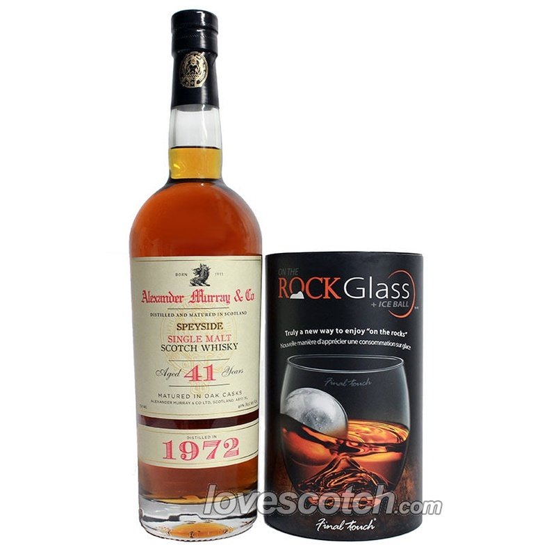 Alexander Murray Speyside 41 Year Old 1972 & Rocks Glass with Ice Ball - LoveScotch.com