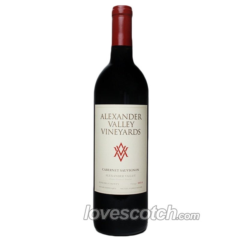 Alexander Valley Vineyards 2014 Cabernet Sauvignon - LoveScotch.com