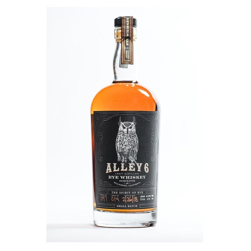 Alley 6 Small Batch Rye Whiskey - LoveScotch.com
