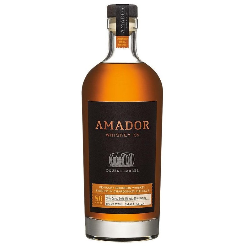 Amador Double Barrel Chardonnay Barrels Finish Kentucky Bourbon Whiskey - LoveScotch.com