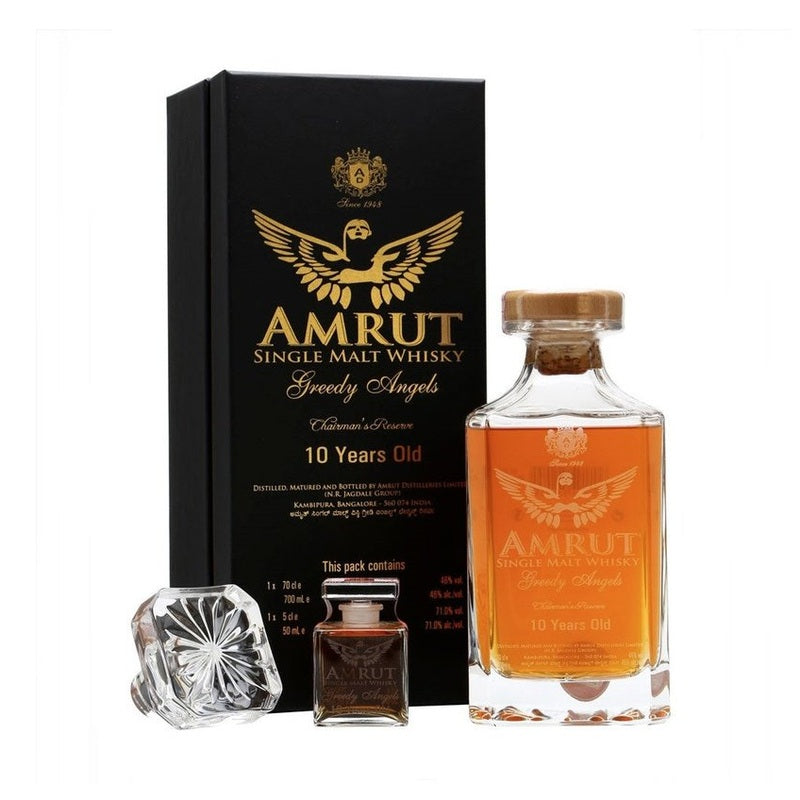 Amrut Greedy Angels 10 Year Old Chairman's Reserve Indian Single Malt Whisky - LoveScotch.com