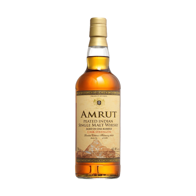 Amrut Peated Cask Strength Single Malt Indian Whisky - LoveScotch.com